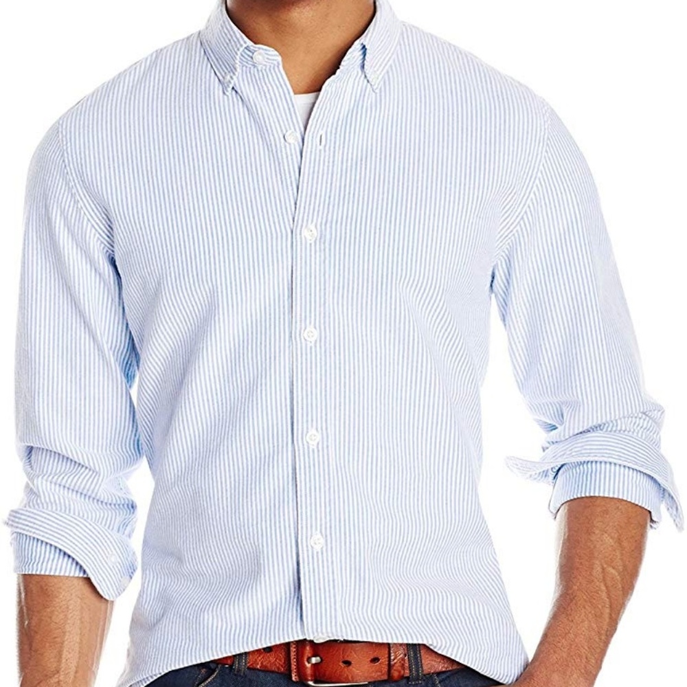 Goodthreads Slim Fit L/S Striped Oxford